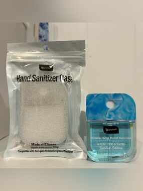 b.pure Blue Mystic Tide Moisturizing Hand Sanitizer with Blue Silicone Case